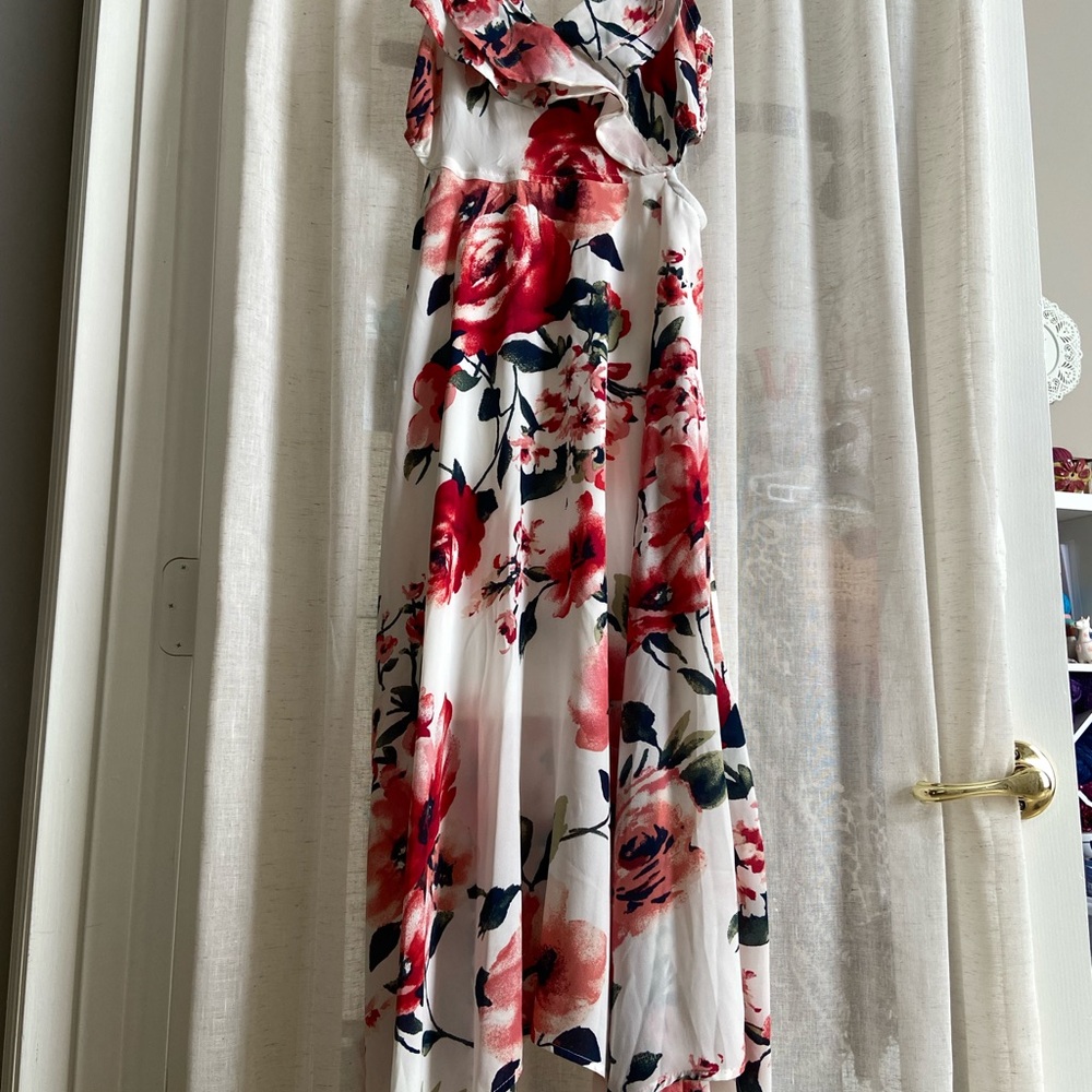Inspired Hearts Floral Maxi Dress
